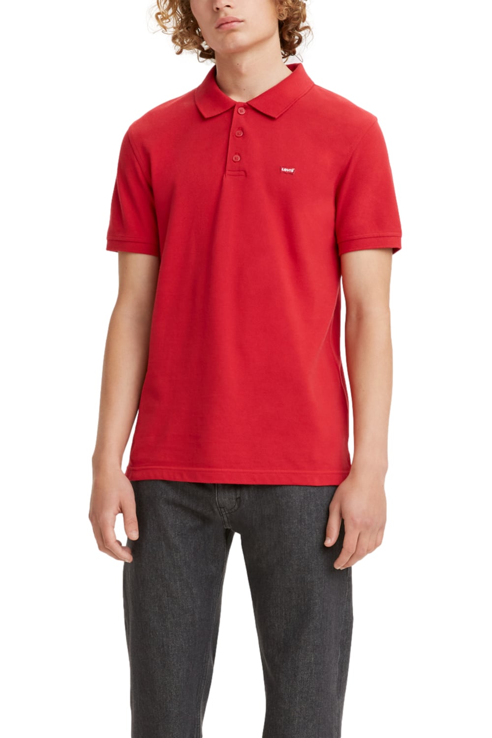 POLERA HOMBRE REGULAR FIT LISA CON LOGO ROJO LEVIS 35883-0006 - 1