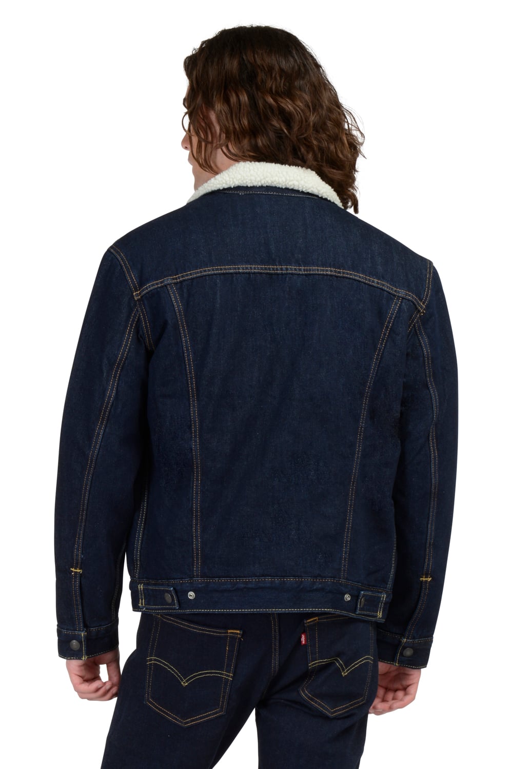 CHAQUETA HOMBRE REGULAR SHERPA AZUL OSCURO LEVIS 16365-0075 - 3