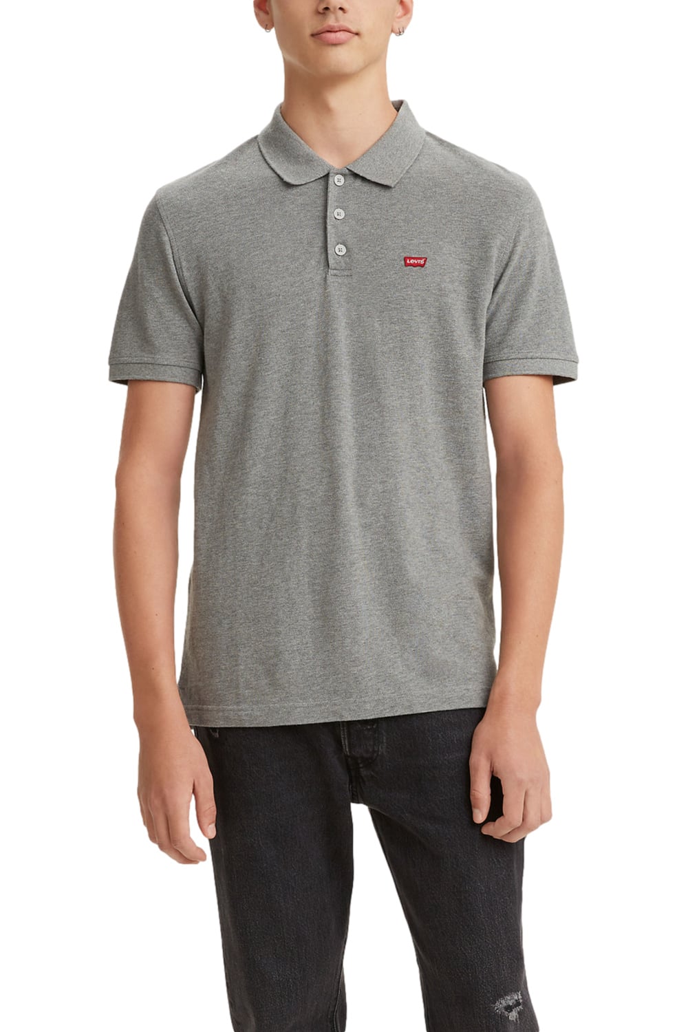 POLERA HOMBRE REGULAR FIT LISA LOGO GRIS LEVIS 35883-0004 - 1