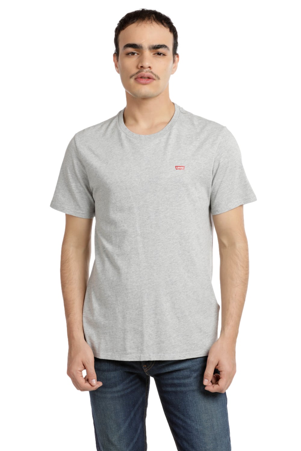 POLERA HOMBRE CUELLO REDONDO GRIS LEVIS 56809-0027 - 1