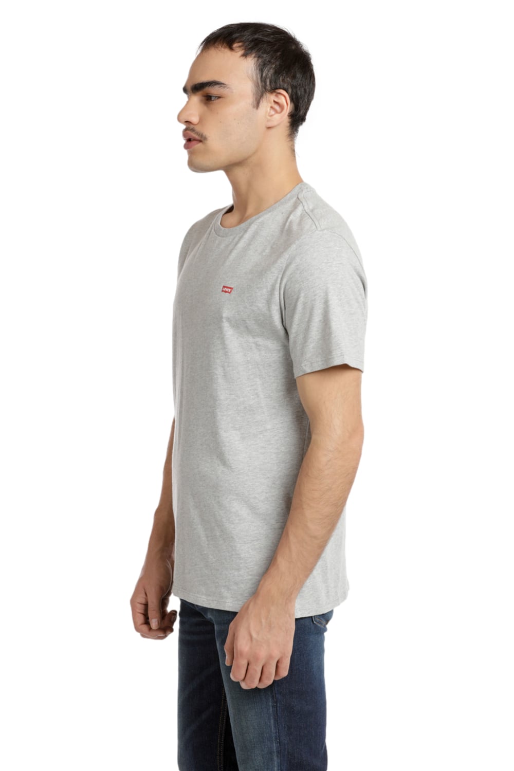 POLERA HOMBRE CUELLO REDONDO GRIS LEVIS 56809-0027 - 2