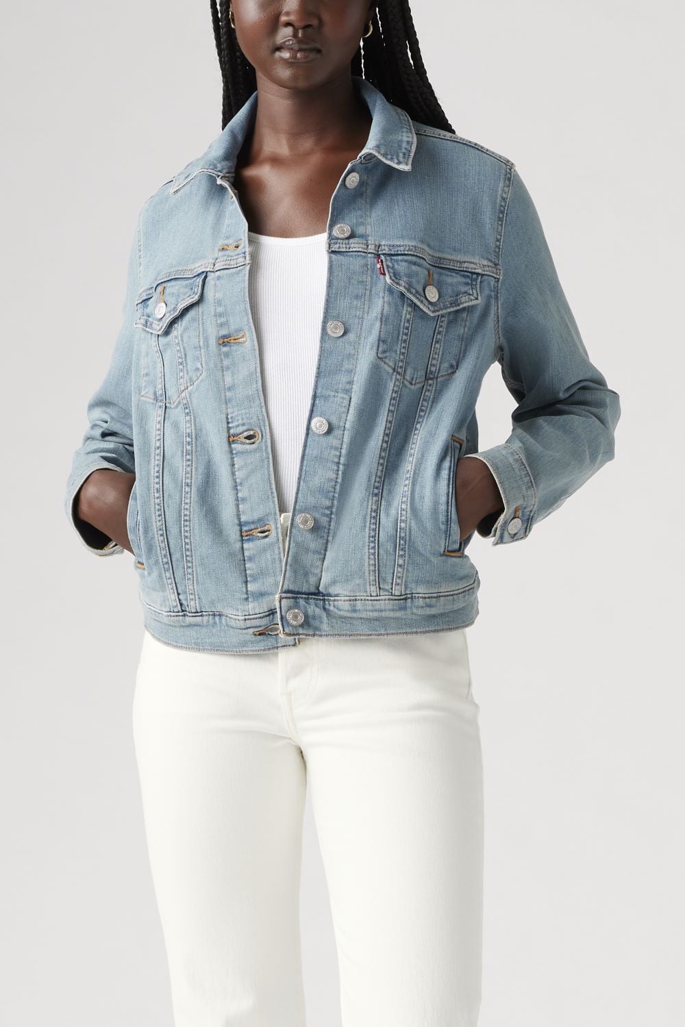 CHAQUETA MUJER REGULAR FIT BOTONES AZUL LEVIS 29945-0012 - 1