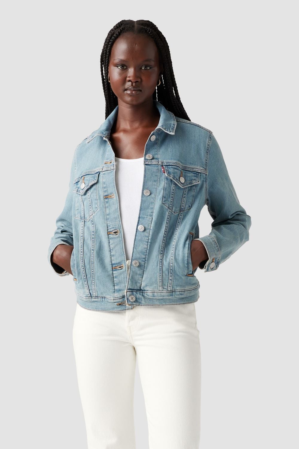 CHAQUETA MUJER REGULAR FIT BOTONES AZUL LEVIS 29945-0012 - 3