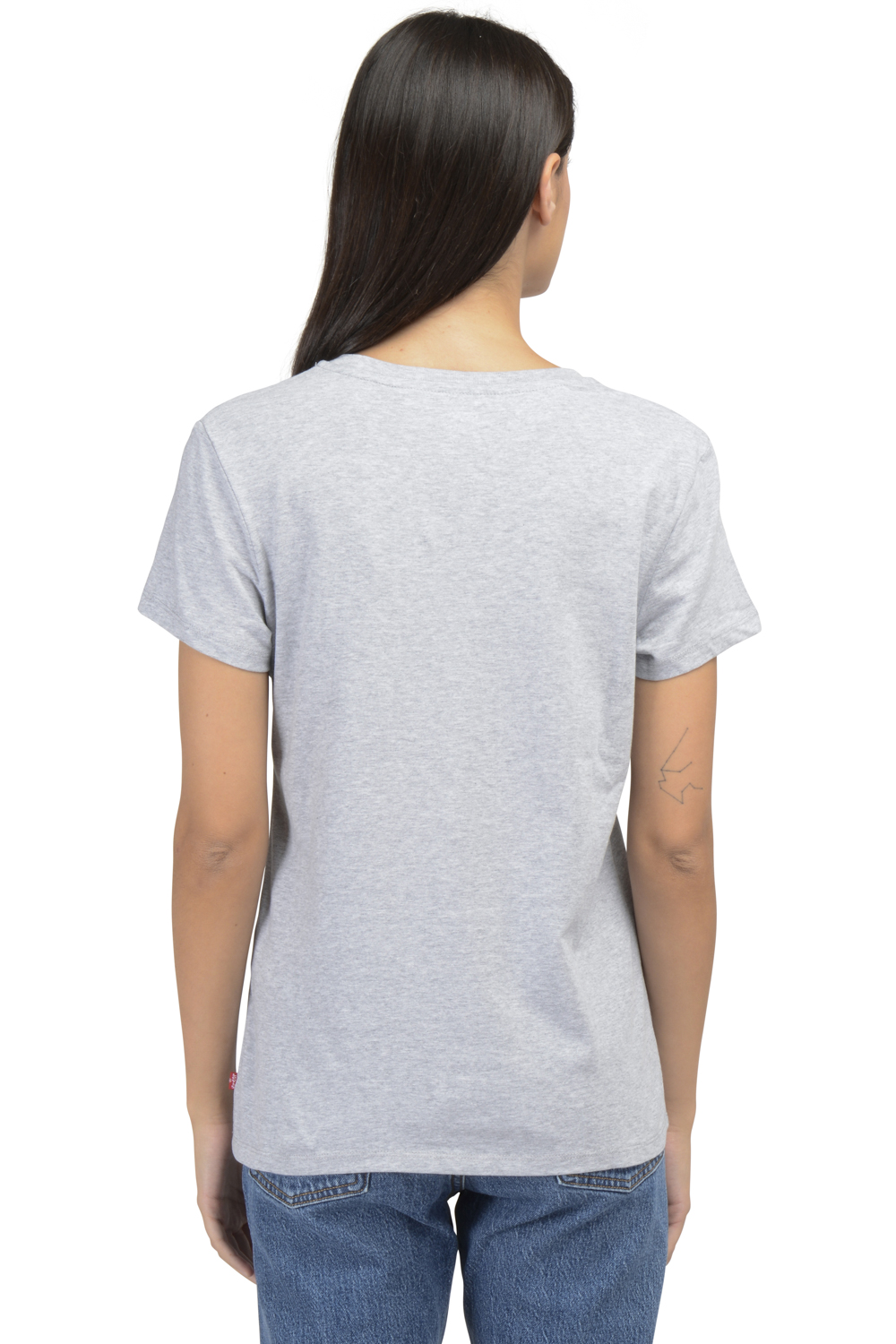 POLERA MUJER REGULAR FIT LISA CON LOGO SPORTSWEAR GRIS LEVIS 17369-1691 - 2