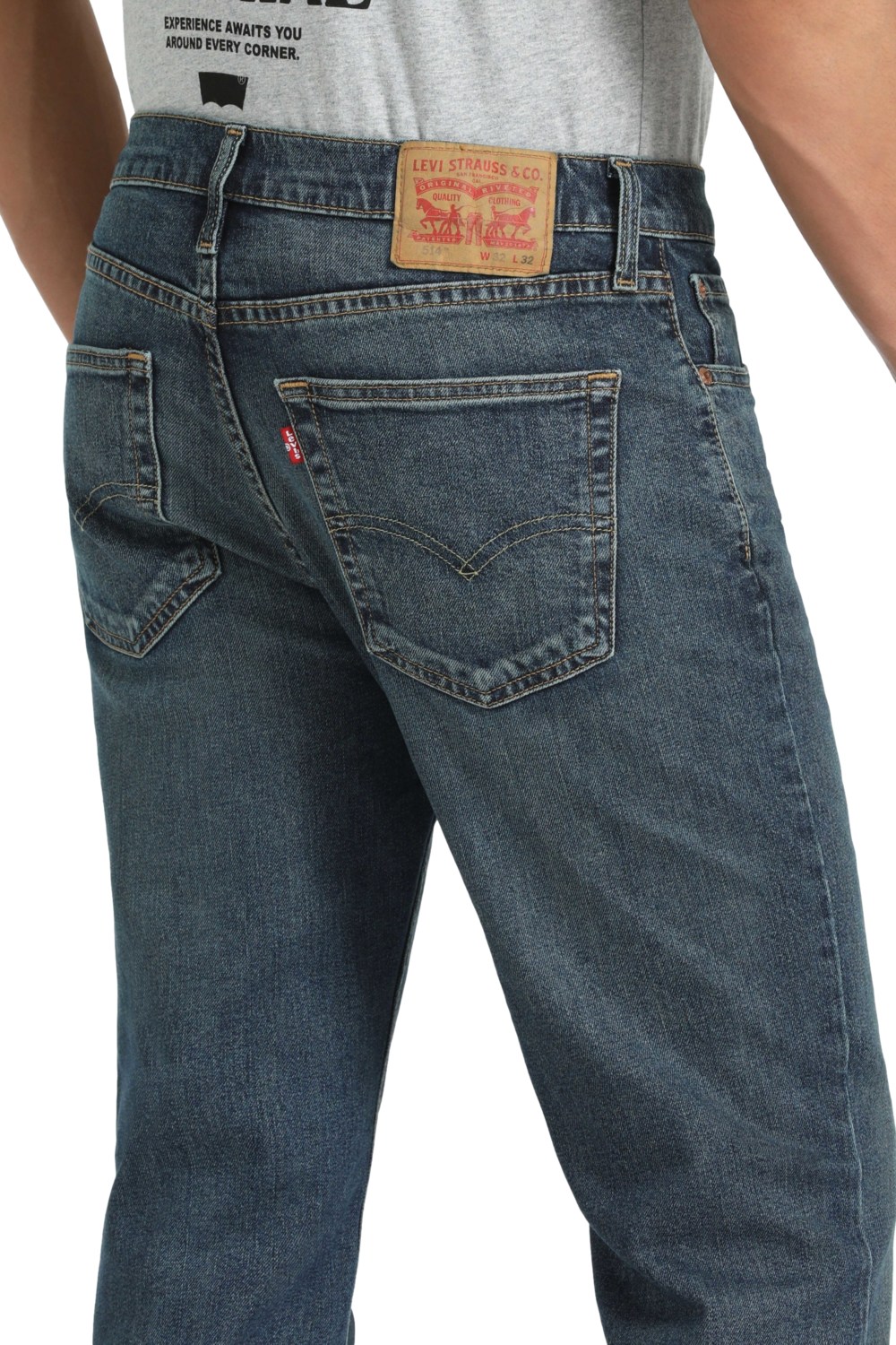 JEANS HOMBRE 514 STRAIGHT AZUL LEVIS 00514-1711 - 4