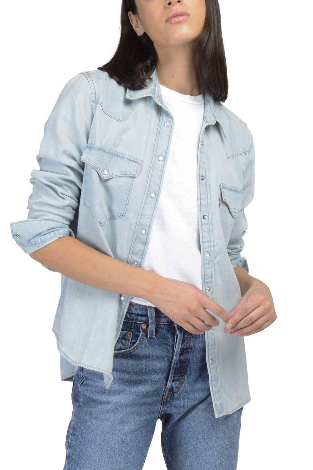 BLUSA MUJER LISA AZUL LEVIS 86832-0000 - 2