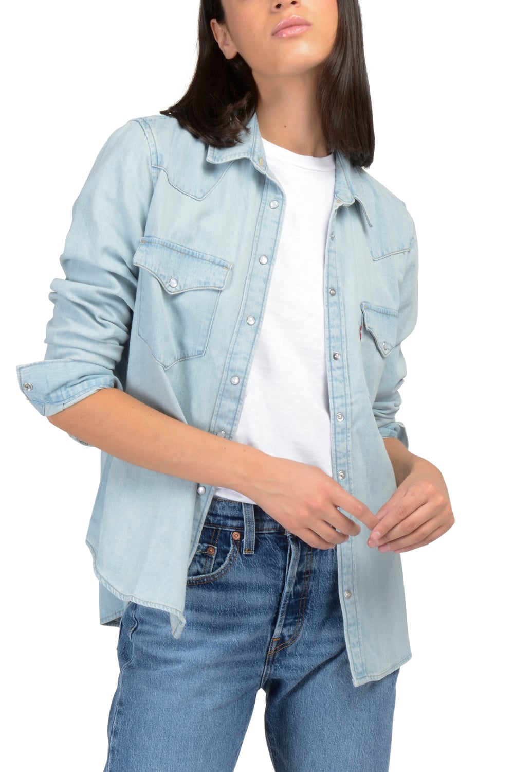BLUSA MUJER LISA AZUL LEVIS 86832-0000 - 2