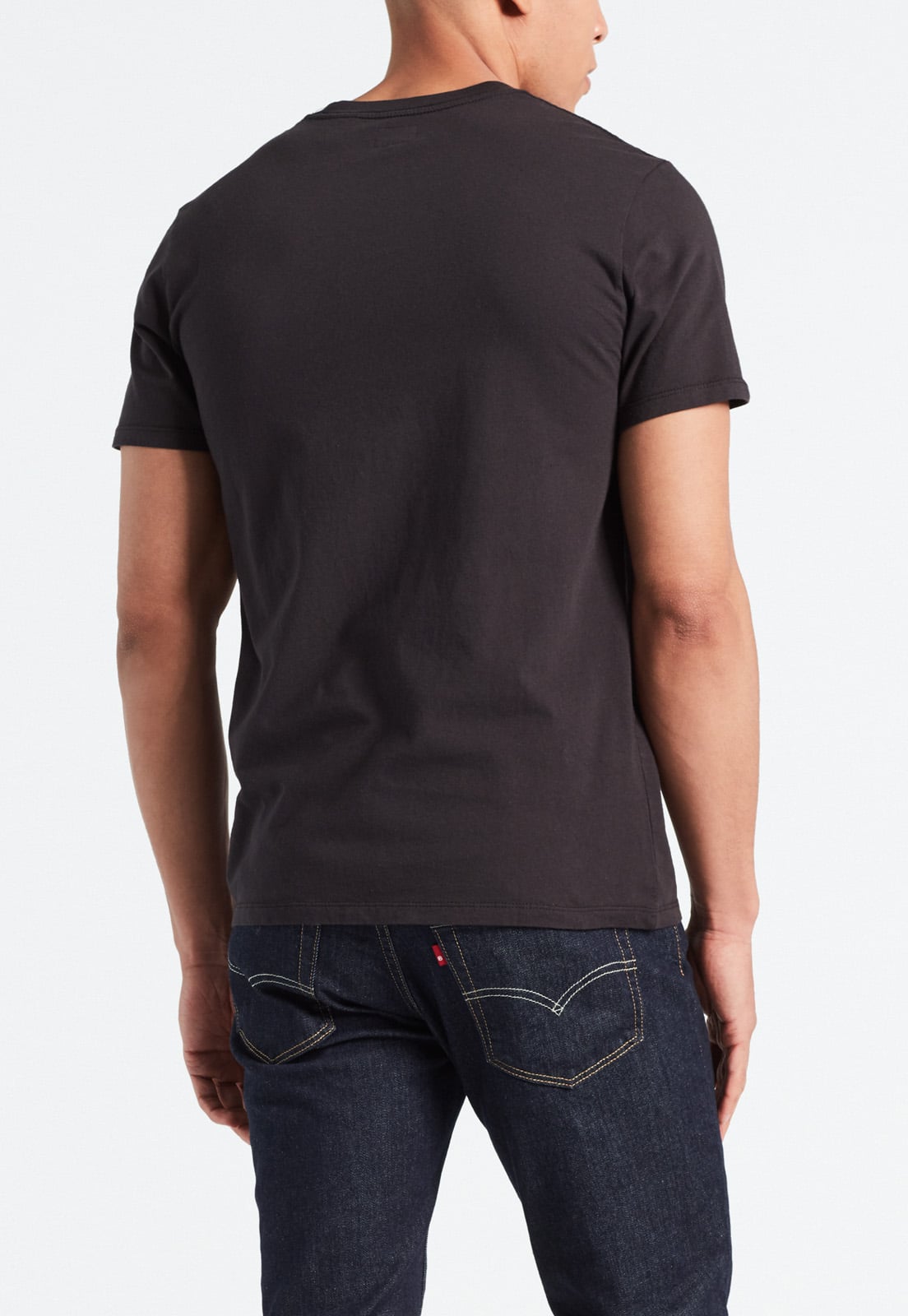 POLERA HOMBRE REGULAR FIT MINI LOGO NEGRO LEVIS 56605-0009 - 2