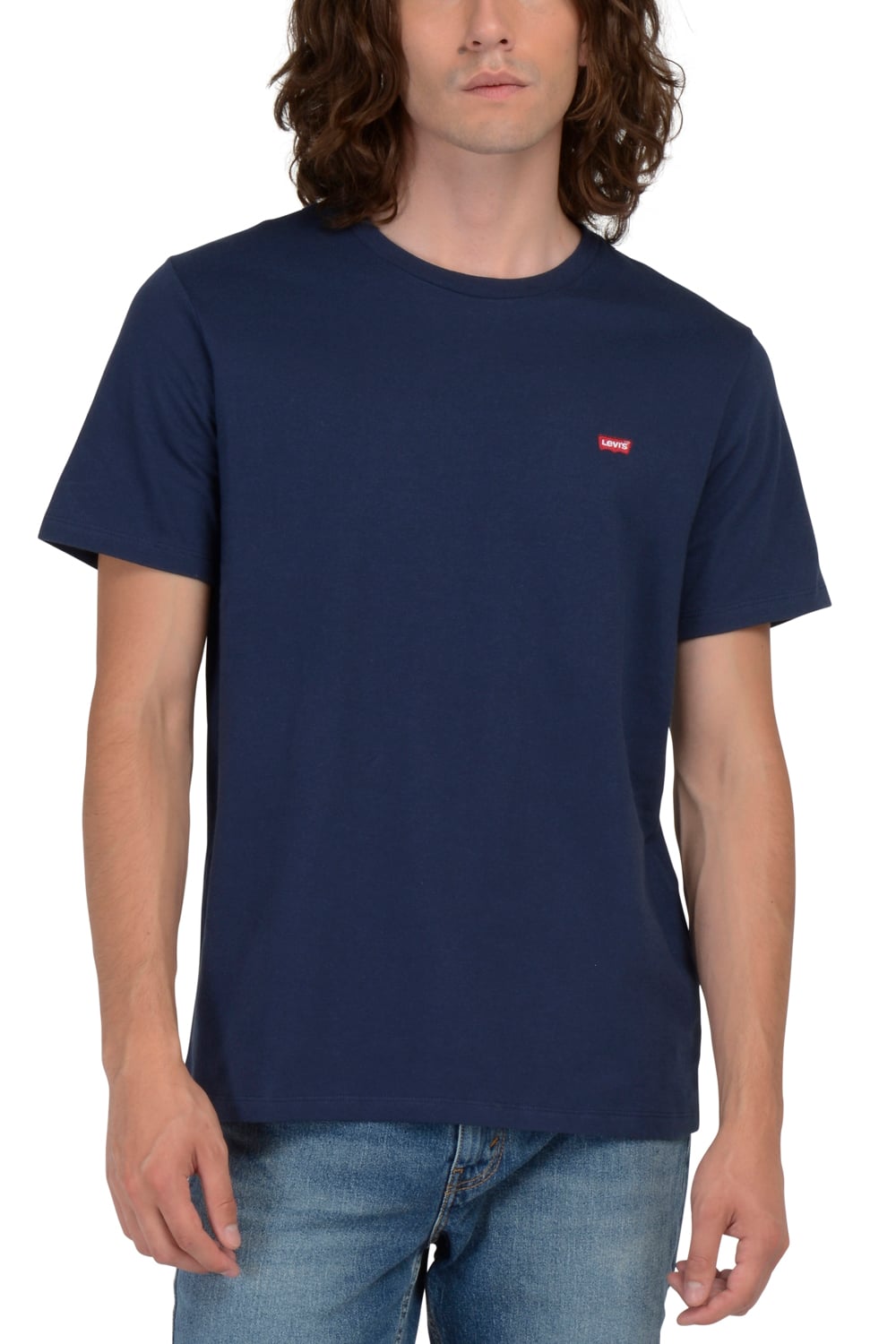 POLERA HOMBRE REGULAR FIT MINI LOGO AZUL LEVIS 56605-0017 - 1