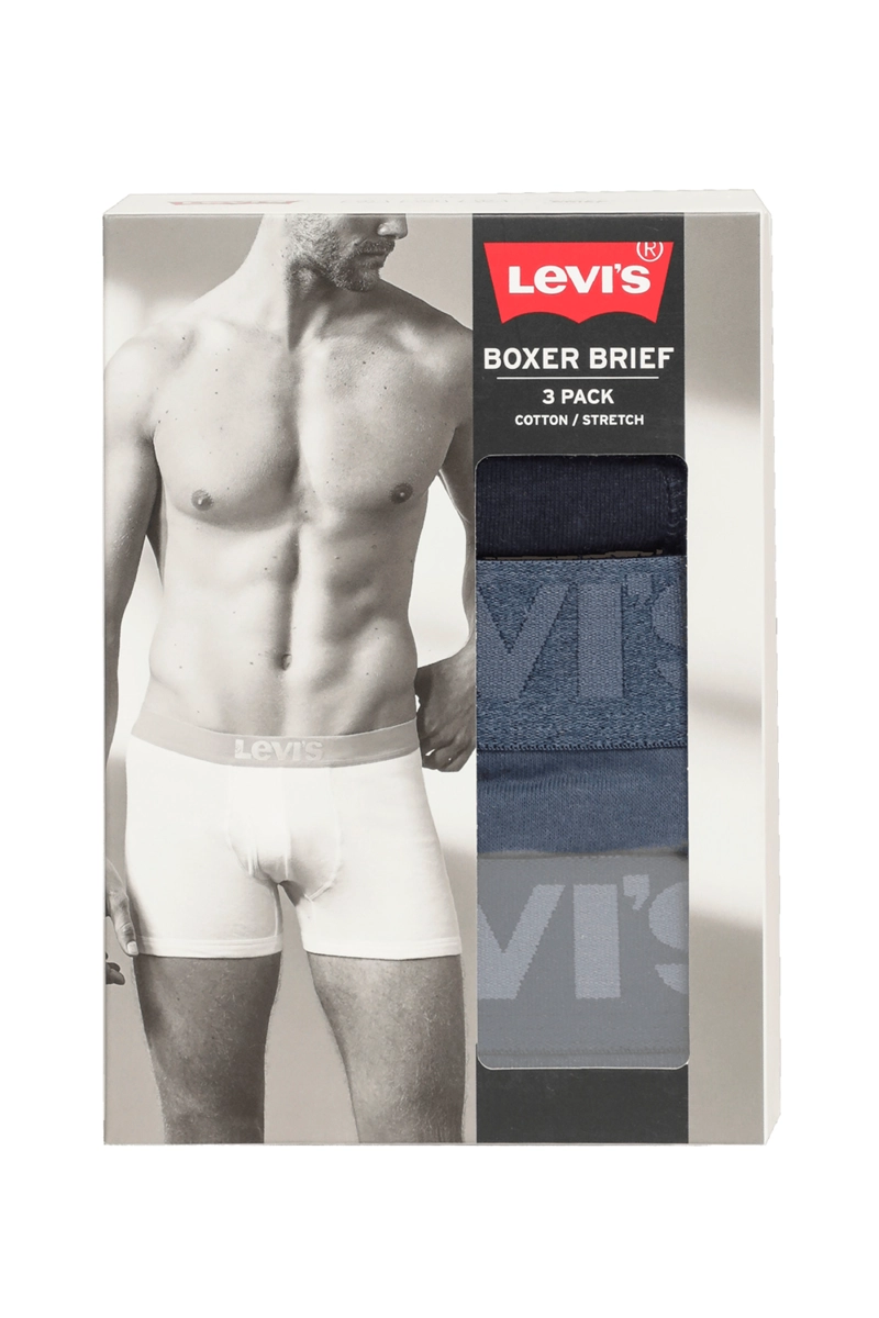 BOXER HOMBRE 3 PACK AZUL LEVIS LUBC3-0002 - 5