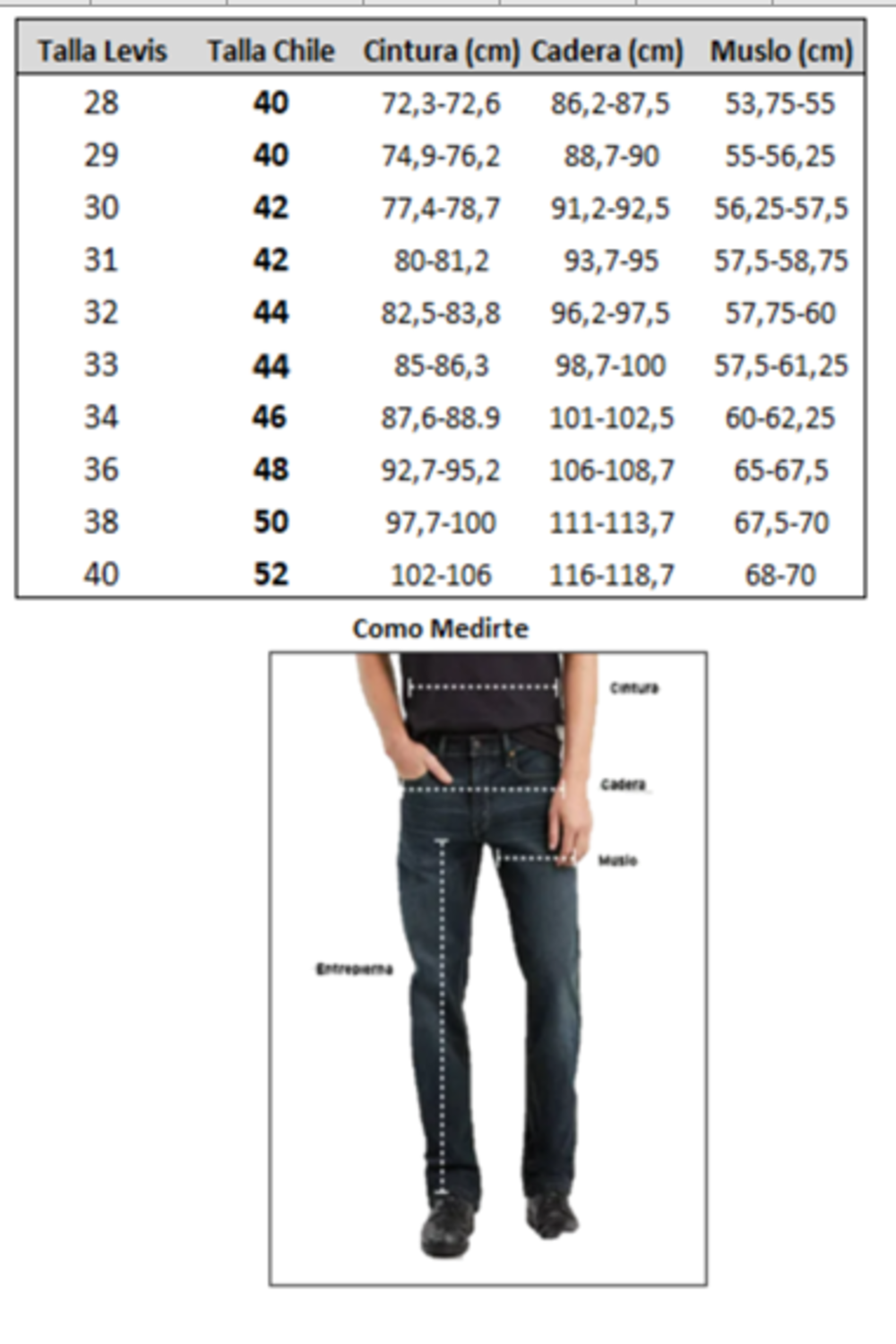 JEANS HOMBRE 505 REGULAR AZUL LEVIS 00505-1447 - 5