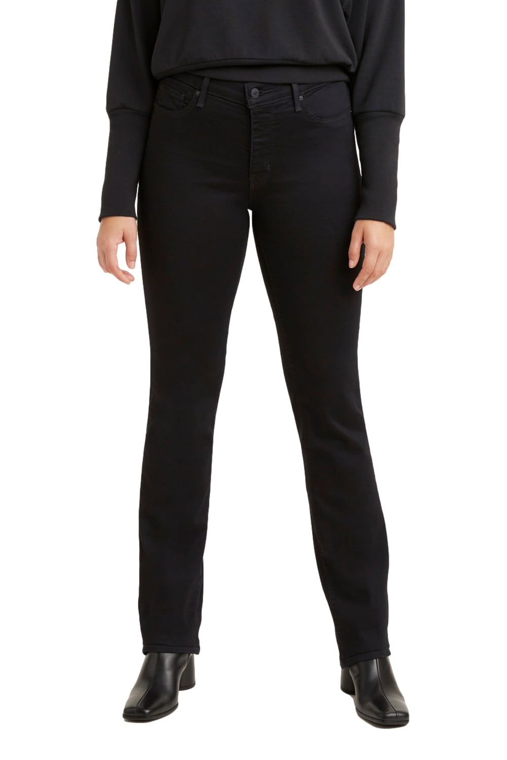 JEANS ALGODÓN MUJER LEVIS NEGRO 19631-0000 314 SHAPING STRAIGHT - 1