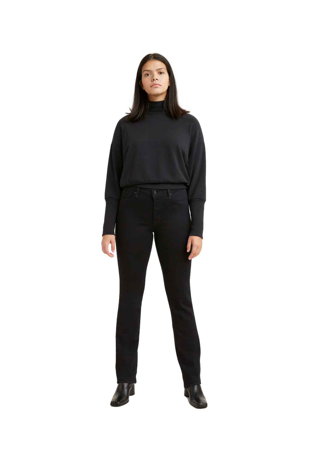 JEANS ALGODÓN MUJER LEVIS NEGRO 19631-0000 314 SHAPING STRAIGHT - 4