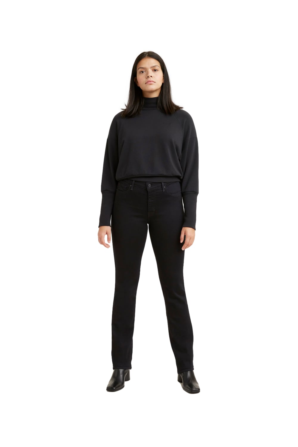 JEANS ALGODÓN MUJER LEVIS NEGRO 19631-0000 314 SHAPING STRAIGHT - 4