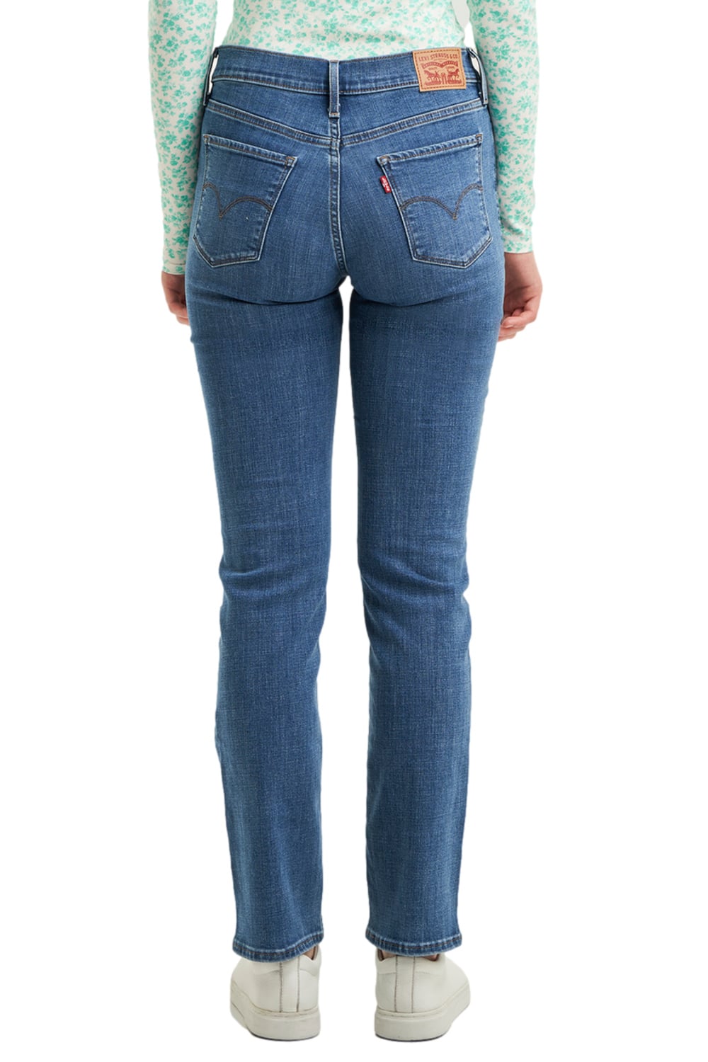 JEANS MUJER 314 SHAPING STRAIGHT AZUL LEVIS 19631-0156 - 3