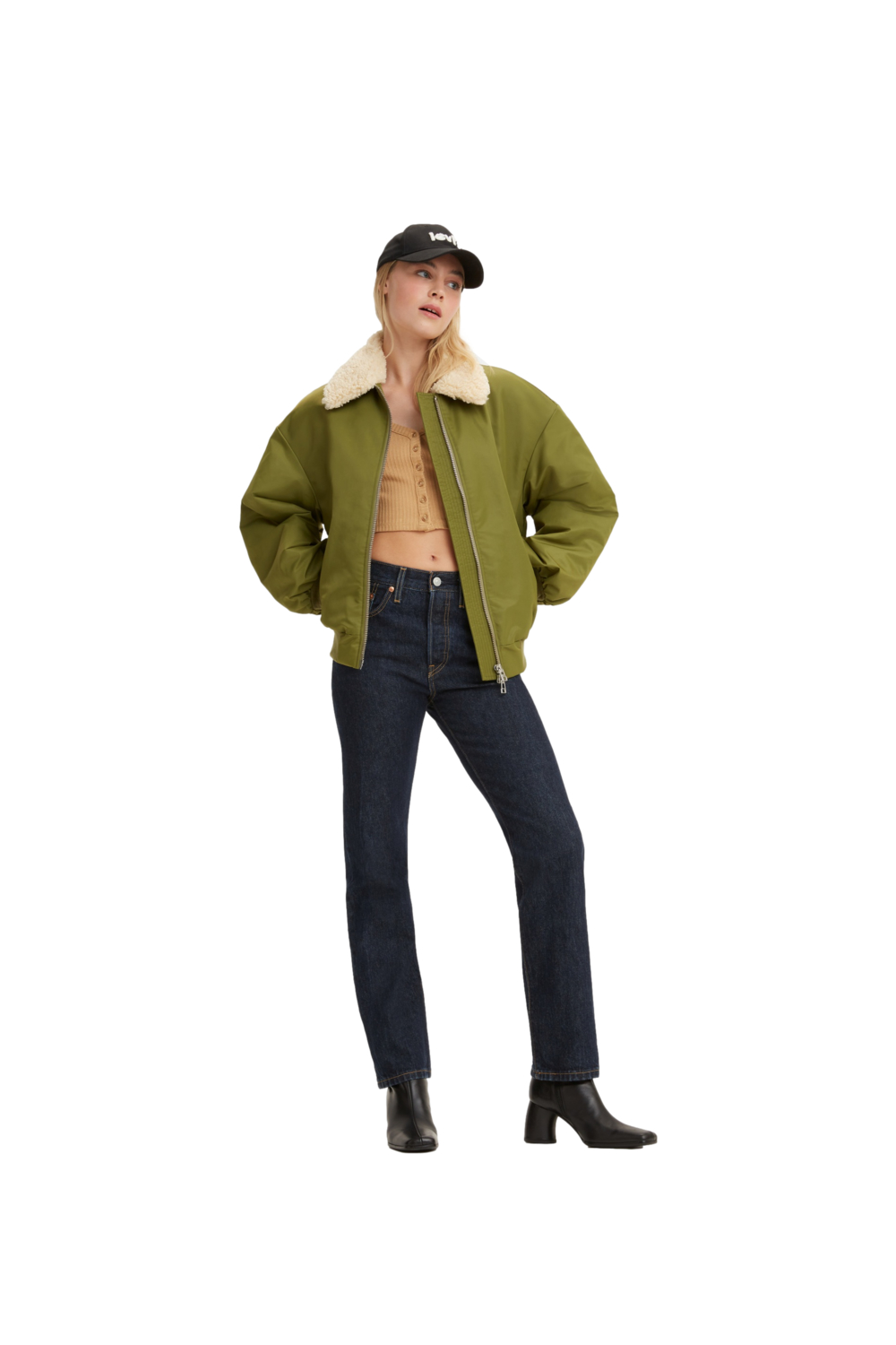 JEANS MUJER 501 ORIGINAL FIT AZUL LEVIS 12501-0384 - 4