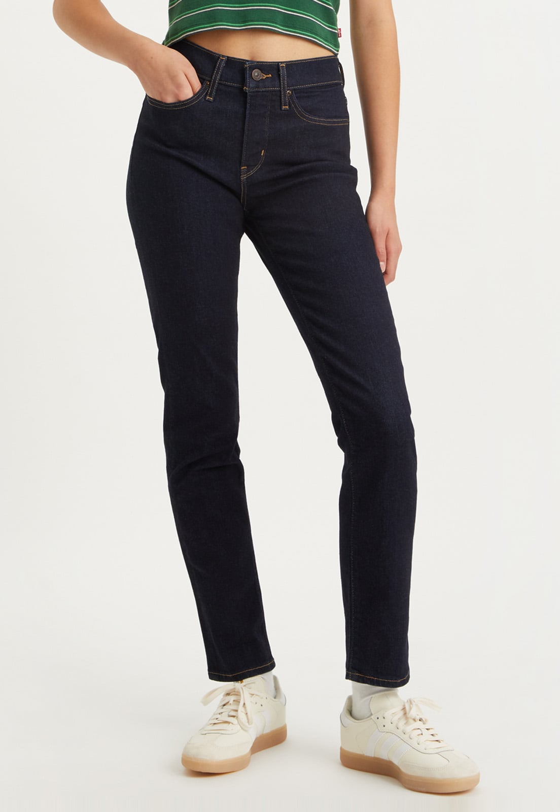JEANS ALGODÓN MUJER LEVIS AZUL 19627-0216 312 SHAPING SLIM - 1