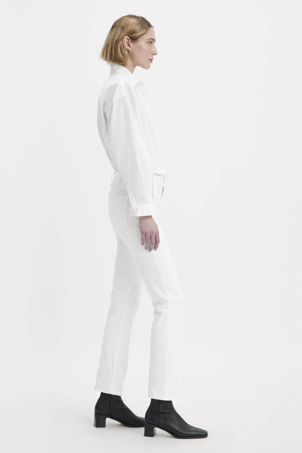 JEANS MUJER 314 SHAPING STRAIGHT BLANCO LEVIS 19631-0046 - 3