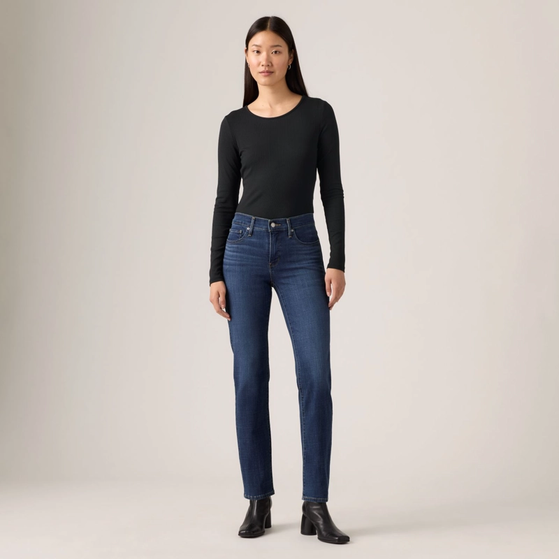 JEANS MUJER 314 SHAPING STRAIGHT AZUL LEVIS 19631-0133 - 4