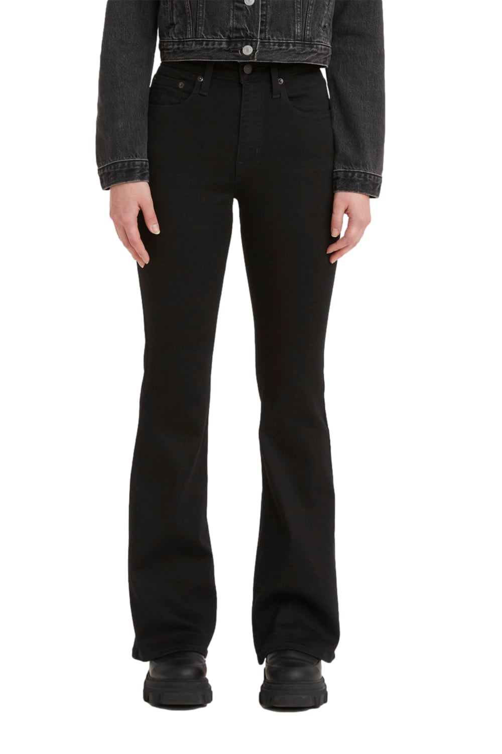 JEANS MUJER 726 FLARE NEGRO LEVIS A3410-0007 - 1