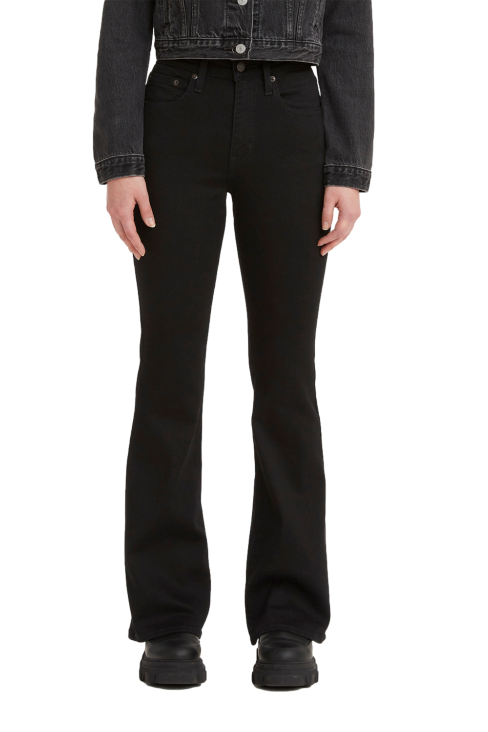 JEANS MUJER 726 FLARE NEGRO LEVIS A3410-0007 - 1