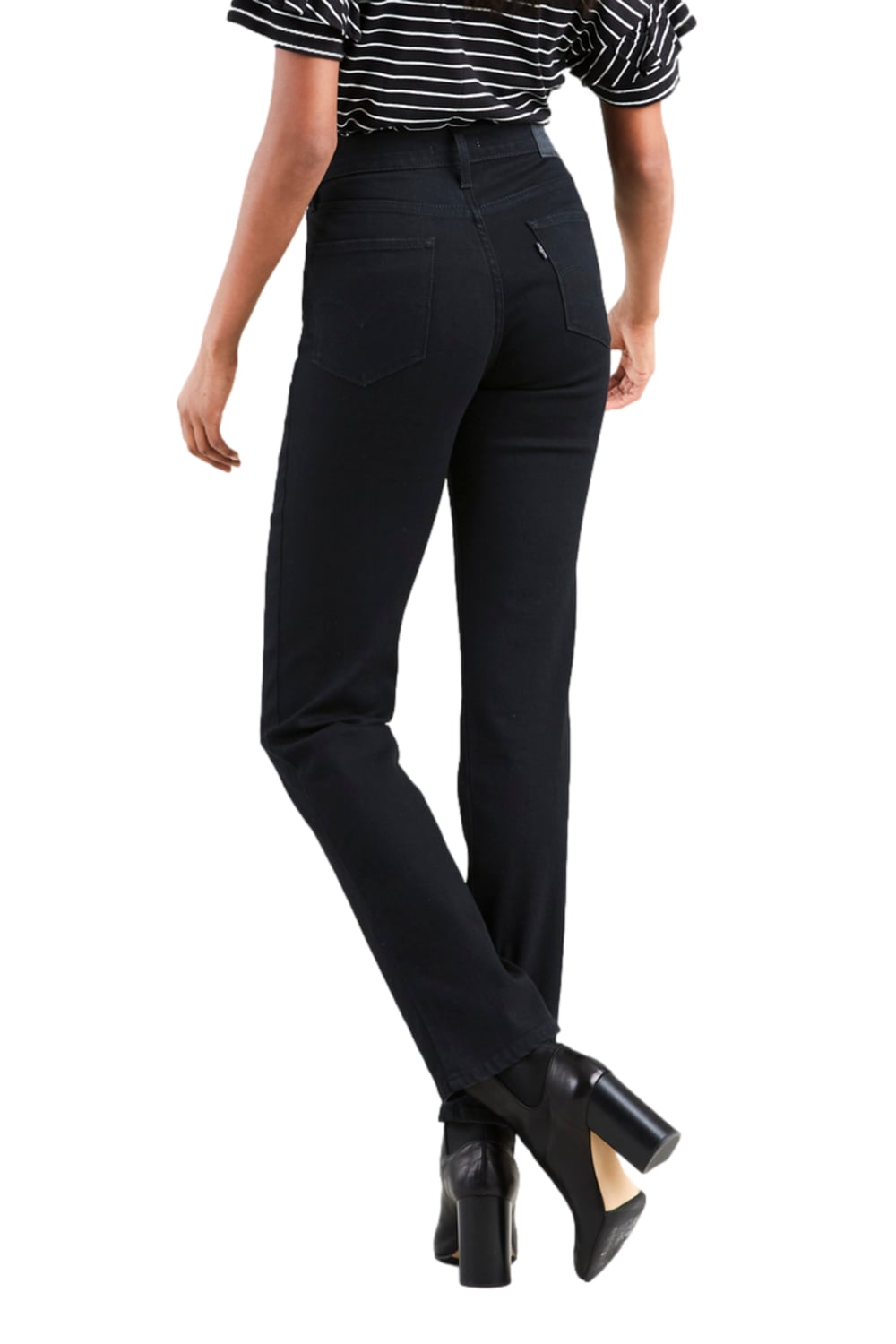 JEANS MUJER 724 HIGH RISE STRAIGHT NEGRO LEVIS 18883-0016 - 3