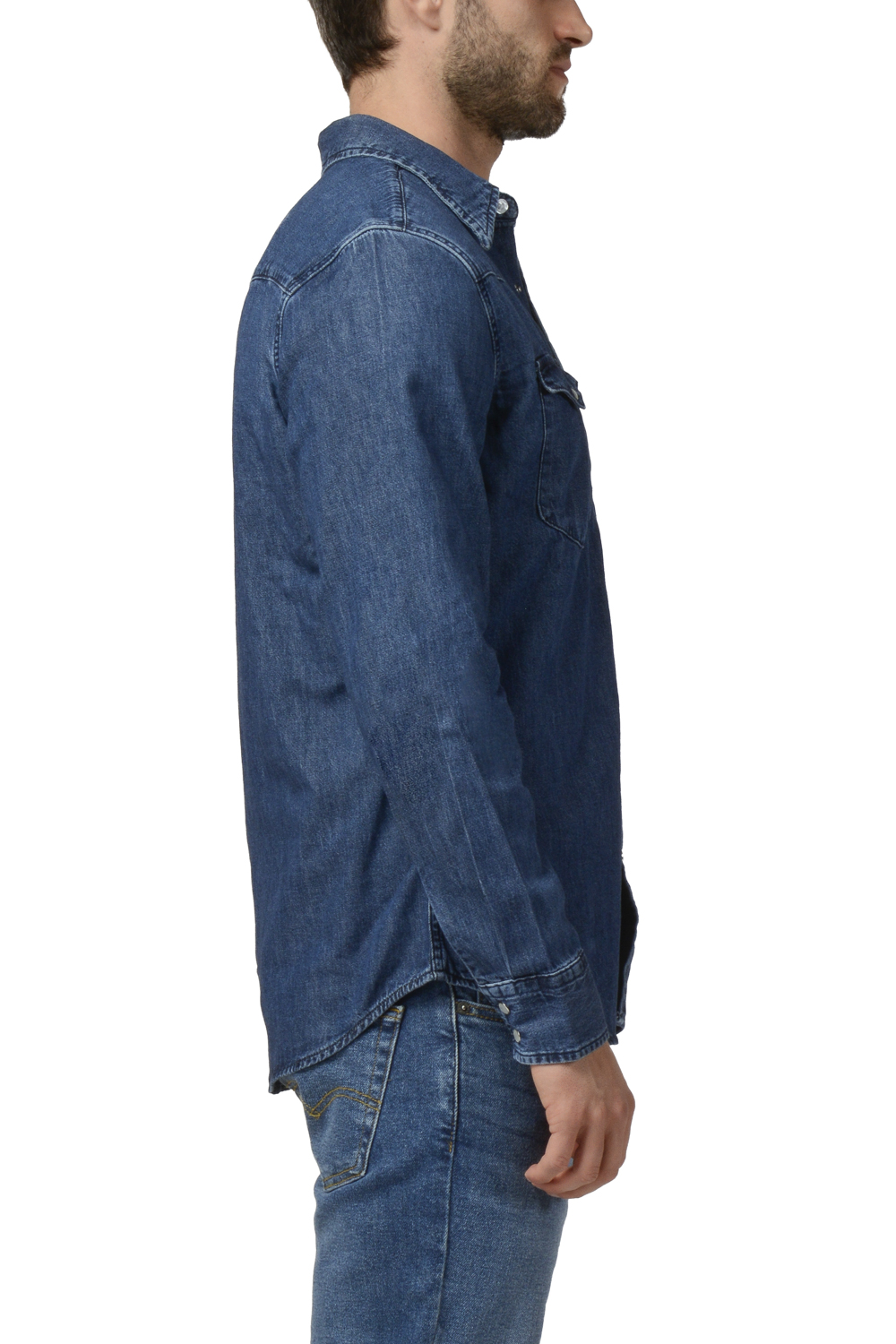 CAMISA HOMBRE REGULAR CLASSIC WESTERN AZUL LEVIS 85745-0073 - 2