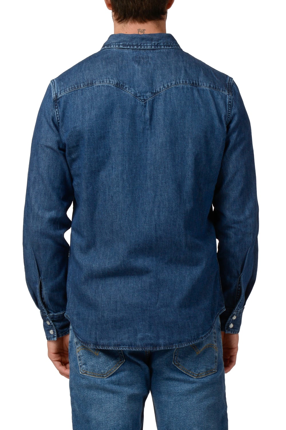 CAMISA HOMBRE REGULAR CLASSIC WESTERN AZUL LEVIS 85745-0073 - 3