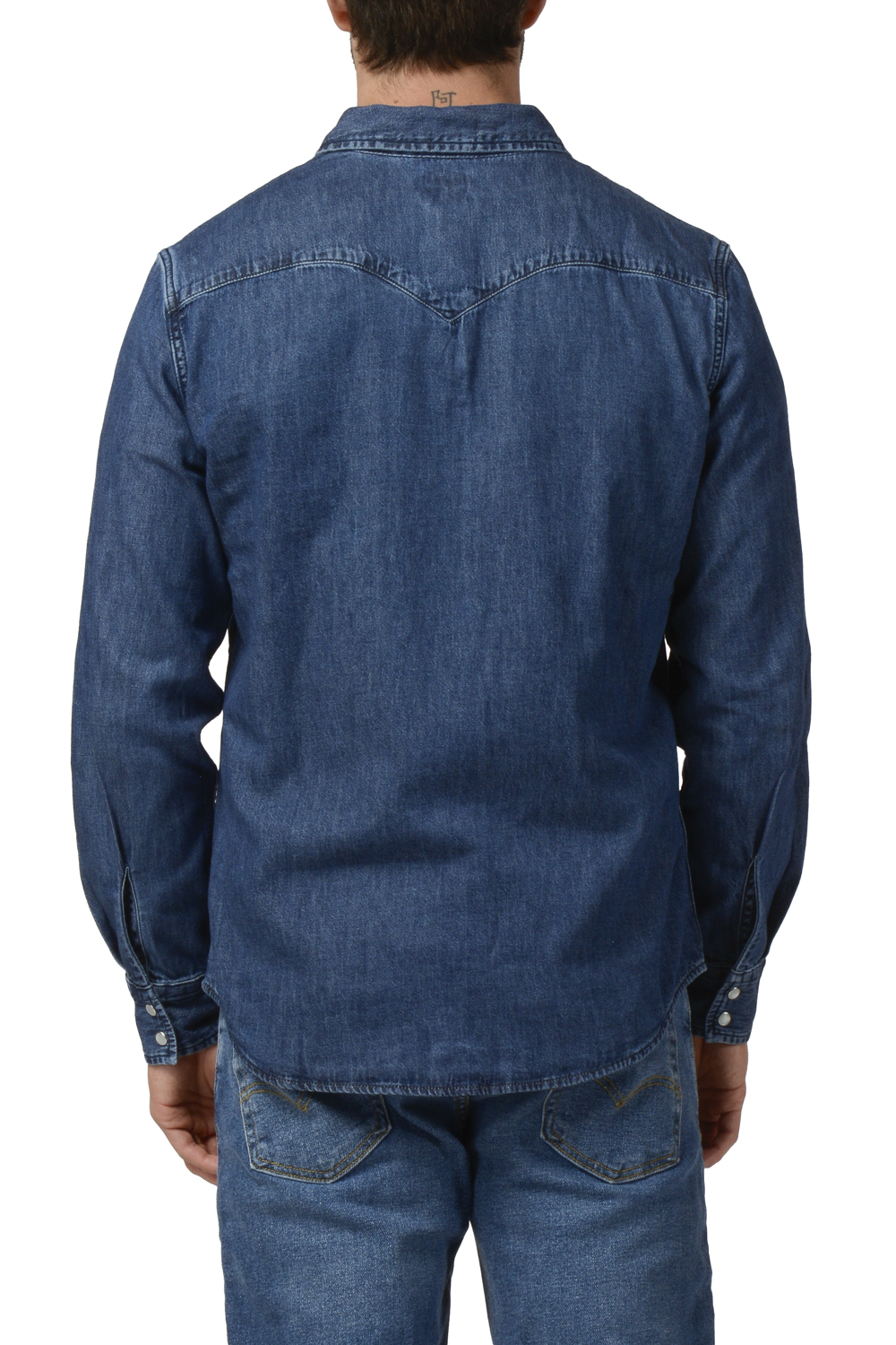 CAMISA HOMBRE REGULAR CLASSIC WESTERN AZUL LEVIS 85745-0073 - 3