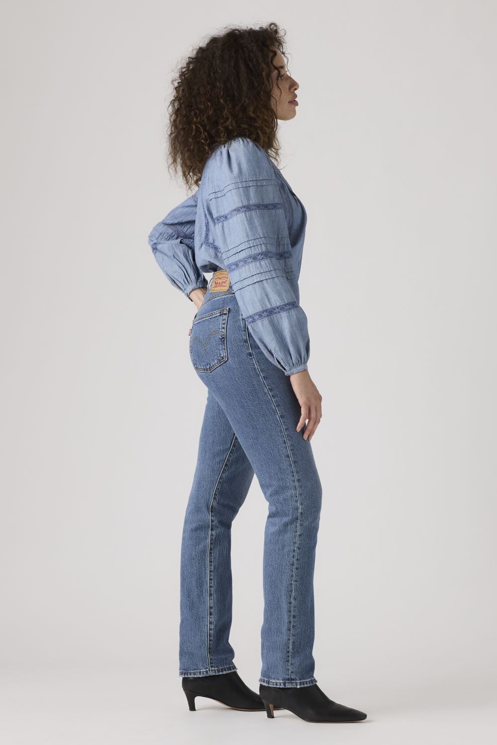 JEANS MUJER 501 AZUL ORIGINAL FIT LEVIS 12501-0396 - 2