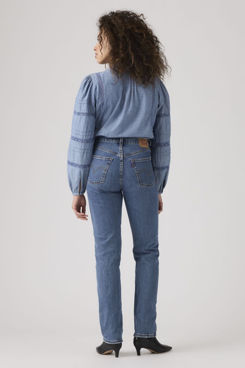 JEANS MUJER 501 AZUL ORIGINAL FIT LEVIS 12501-0396 - 5