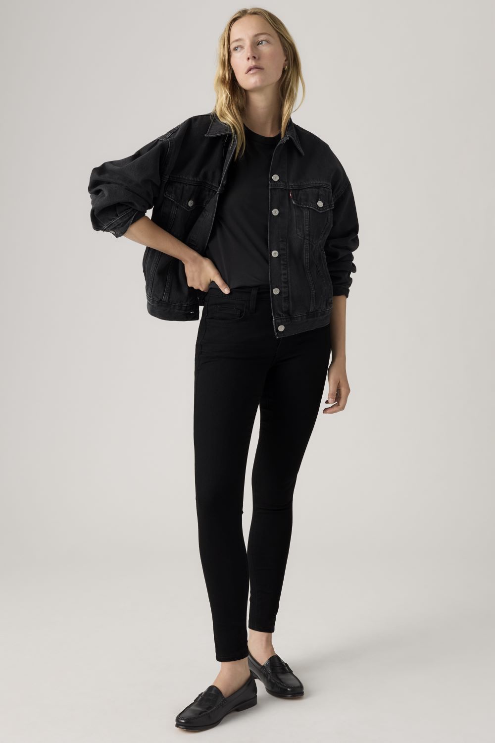 JEANS MUJER 720 HIGHRISE SUPER SKINNY NEGRO LEVIS 52797-0022 - 2