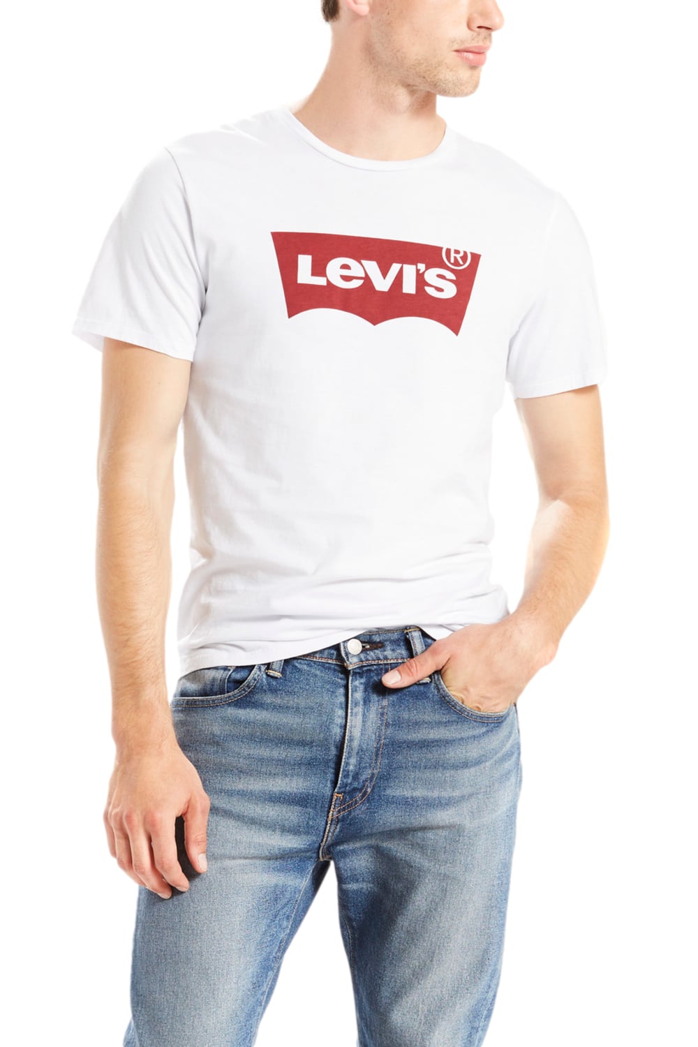 POLERA HOMBRE REGULAR FIT LOGO BLANCO LEVIS 17783-0140 - 1
