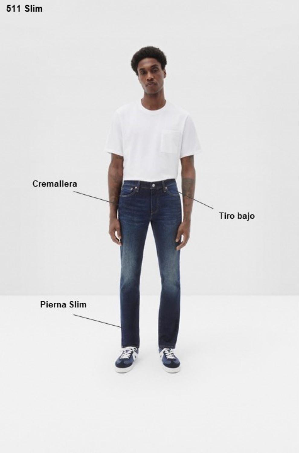 JEANS HOMBRE 511 SLIM FIT AZUL LEVIS 04511-1163 - 6