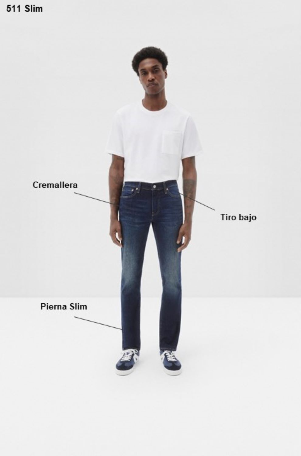 JEANS HOMBRE 511 SLIM FIT AZUL LEVIS 04511-1163 - 6