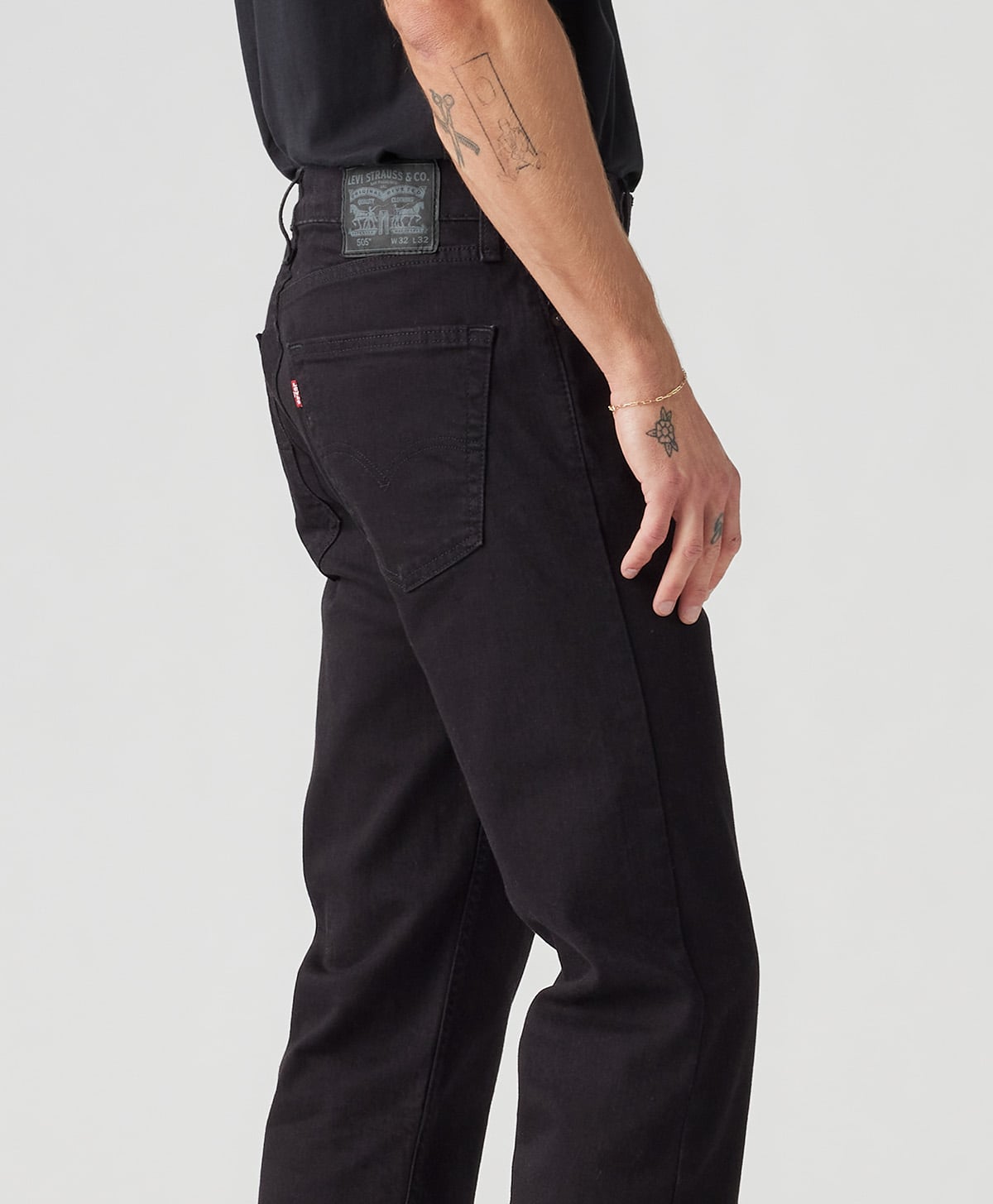 JEANS HOMBRE 505 REGULAR NEGRO LEVIS 00505-1469 - 4