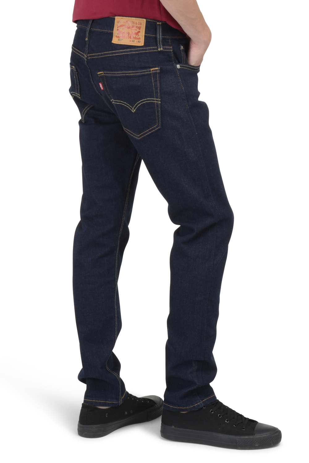 JEANS HOMBRE 512 SLIM TAPER FIT AZUL OSCURO LEVIS 28833-0025 - 2