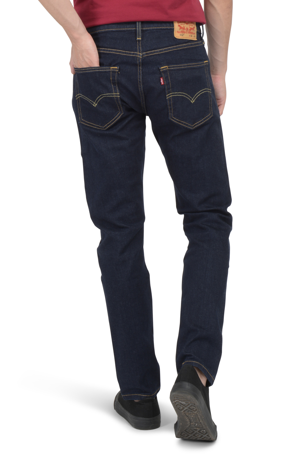 JEANS HOMBRE 512 SLIM TAPER FIT AZUL OSCURO LEVIS 28833-0025 - 3