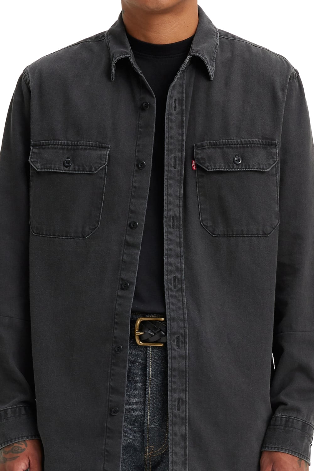 CAMISA HOMBRE RELAXED FIT JACKSON WORKER EN COLOR NEGRO LEVIS 19573-0216 - 3
