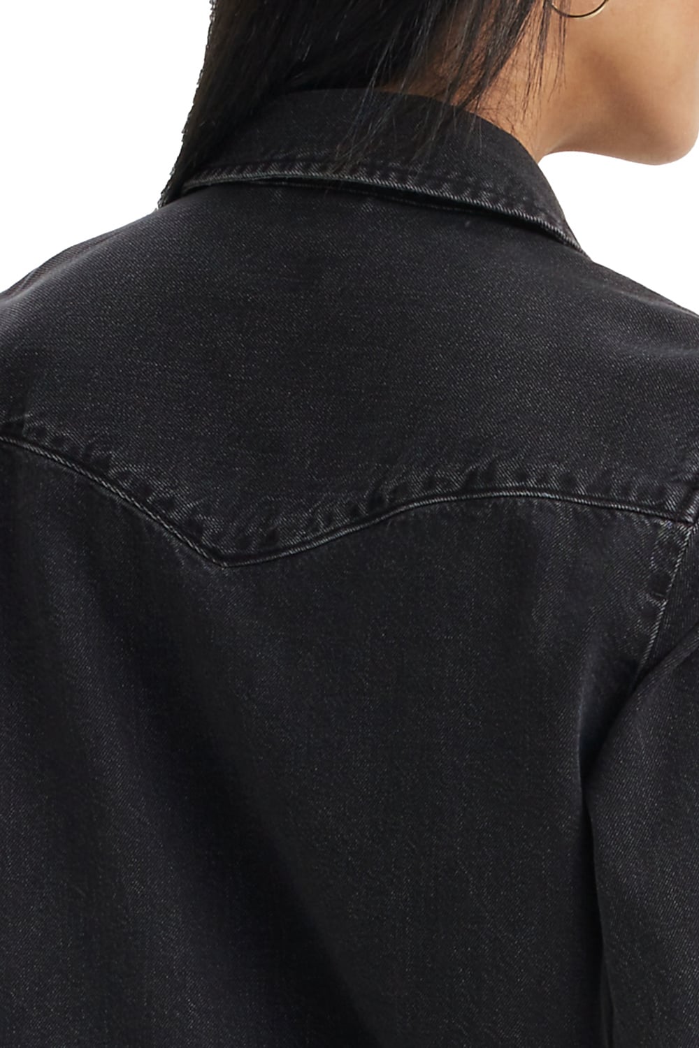 CAMISA MUJER REGULAR FIT THE ULTIMATE WESTERN NEGRO LEVIS 86832-0031 - 4