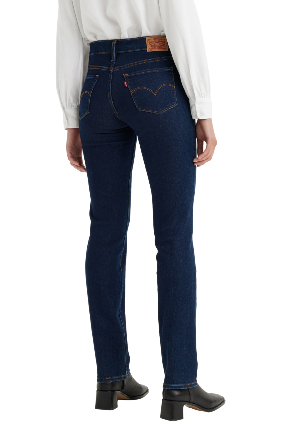 JEANS MUJER 314 SHAPING STRAIGHT AZUL LEVIS 19631-0204 - 3
