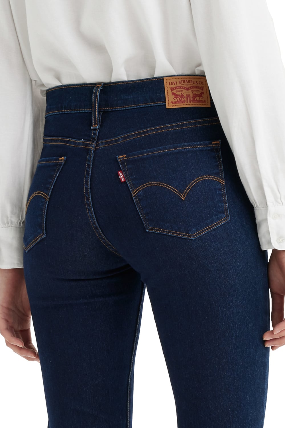 JEANS MUJER 314 SHAPING STRAIGHT AZUL LEVIS 19631-0204 - 4