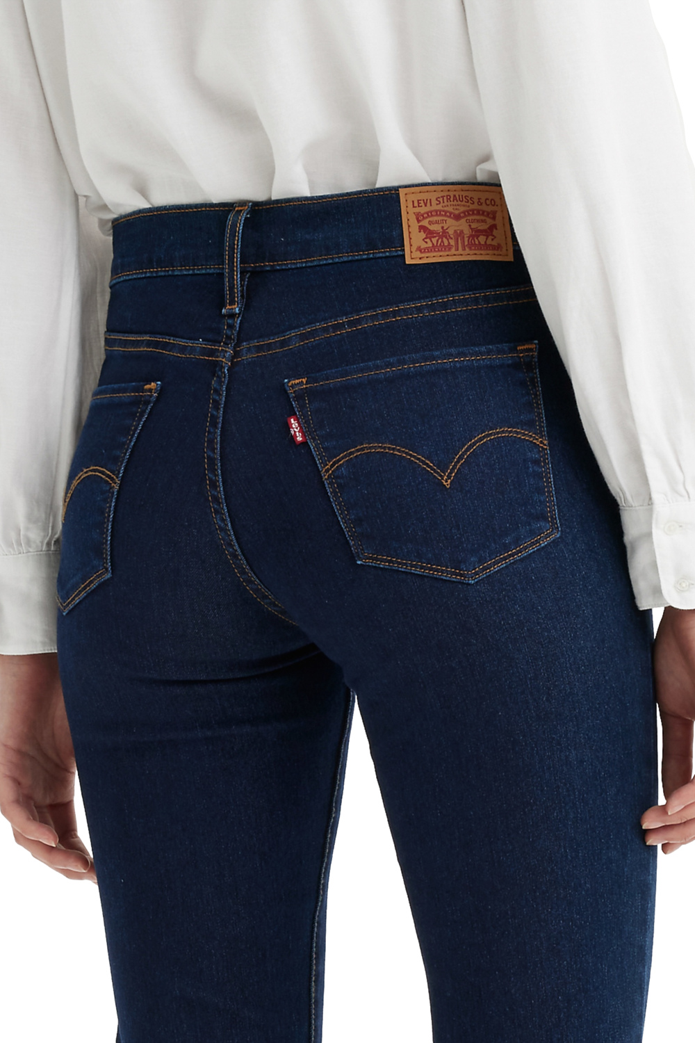 JEANS MUJER 314 SHAPING STRAIGHT AZUL LEVIS 19631-0204 - 4