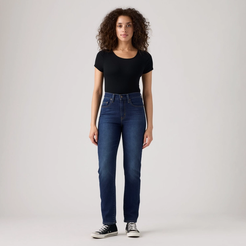 JEANS MUJER 724 HIGH RISE STRAIGHT AZUL LEVIS 18883-0304 - 4