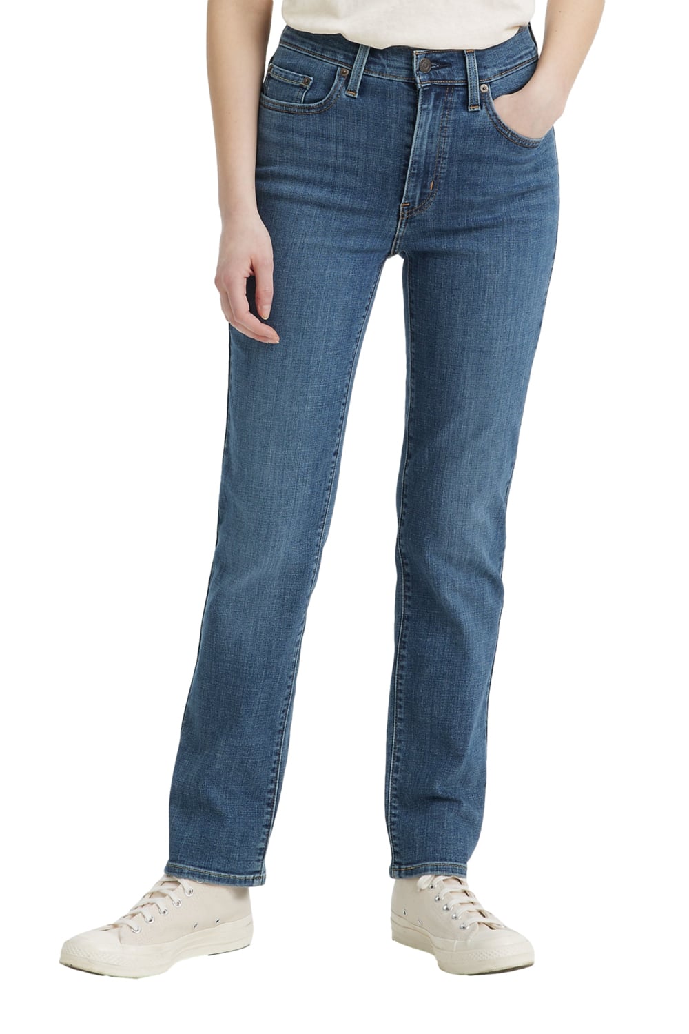 JEANS MUJER 724 HIGH RISE STRAIGHT AZUL LEVIS 18883-0238 - 1