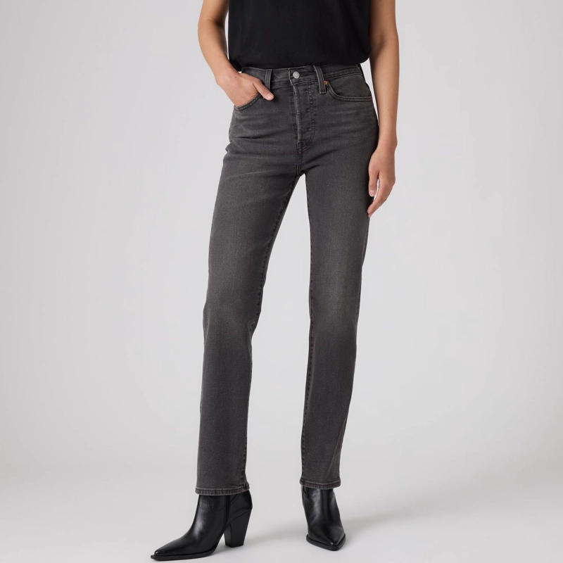JEANS MUJER WEDGIE STRAIGHT NEGRO LEVIS 34964-0206 - 1