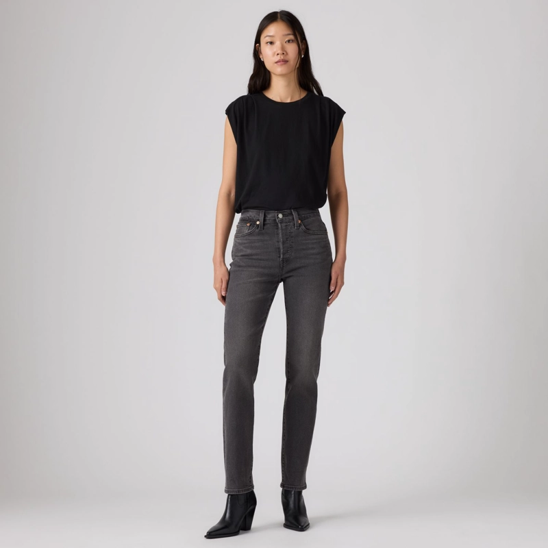 JEANS MUJER WEDGIE STRAIGHT NEGRO LEVIS 34964-0206 - 2