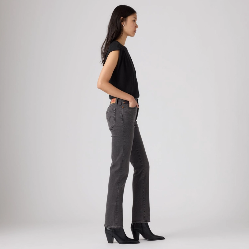 JEANS MUJER WEDGIE STRAIGHT NEGRO LEVIS 34964-0206 - 3