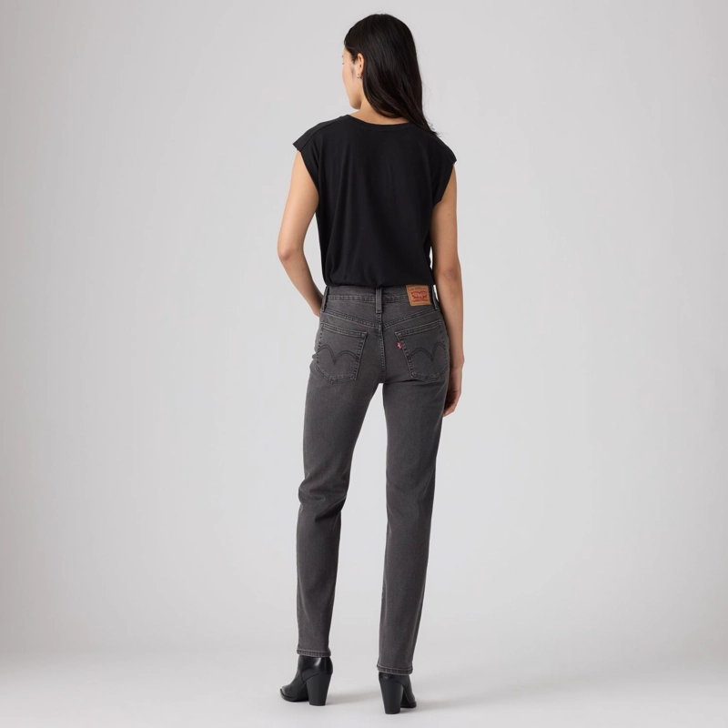 JEANS MUJER WEDGIE STRAIGHT NEGRO LEVIS 34964-0206 - 4