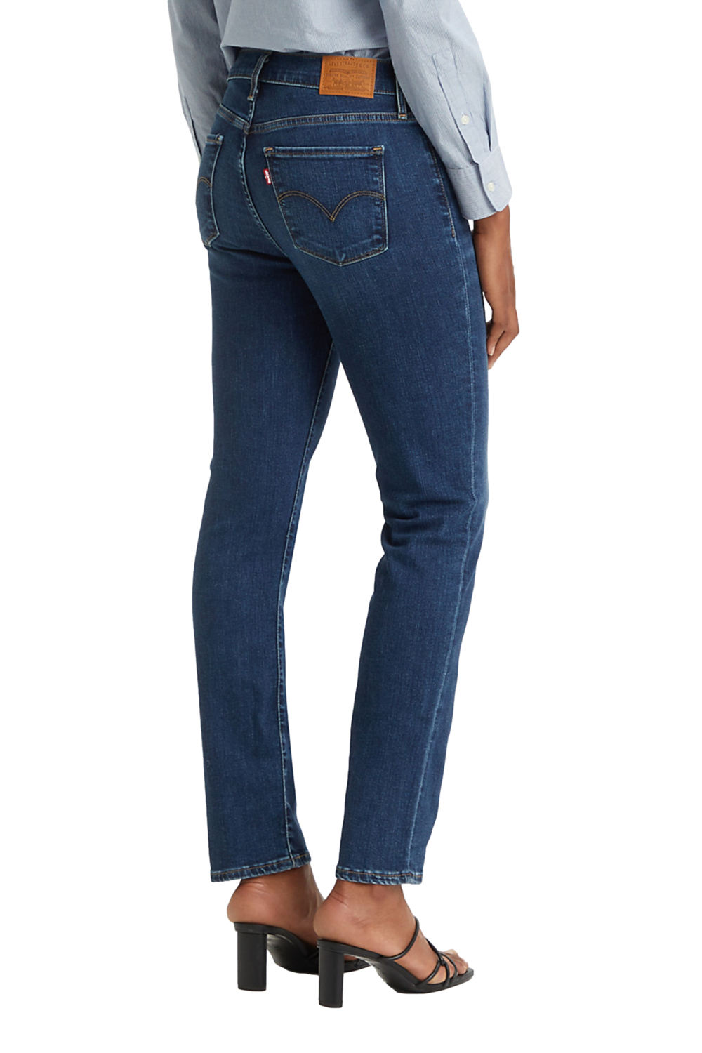 JEANS MUJER 314 SHAPING STRAIGHT AZUL LEVIS 19631-0161 - 3